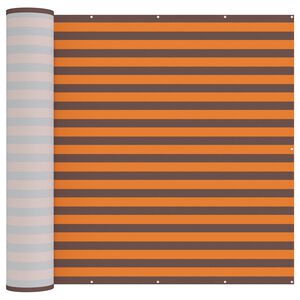 vidaXL Прозорец за балкон 200 x 500 cm Тъкан с PU покритие