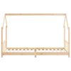 vidaXL Рамка за детско легло, 90x200 см, масивна чамова дървесина