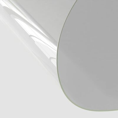 vidaXL Протектор за маса, прозрачен, Ø 110 см, 2 мм, PVC