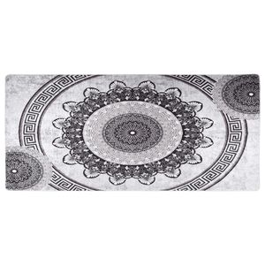 vidaXL Килим, миещ се, 80x300 см, пъстър, противоплъзгащ