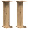 vidaXL Стойка за растения 2 бр. Дъб артизан 25 x 25,5 x 80,5 см