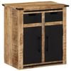 vidaXL Бюфет с 2 чекмеджета 55x35x60 см масивно мангово дърво