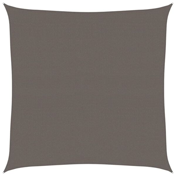 vidaXL Платно-сенник, 160 г/м², антрацит, 4,5x4,5 м, HDPE