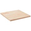 vidaXL Плот за маса, 90x90x2,5 см, бор масив, квадратен