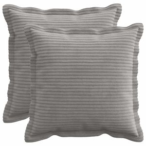 vidaXL Калъфка за възглавница 2 бр. HOUTEN Светлосиво 30 x 30 cm