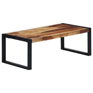 vidaXL Маса за кафе, 110x60x40 см, акациево дърво масив