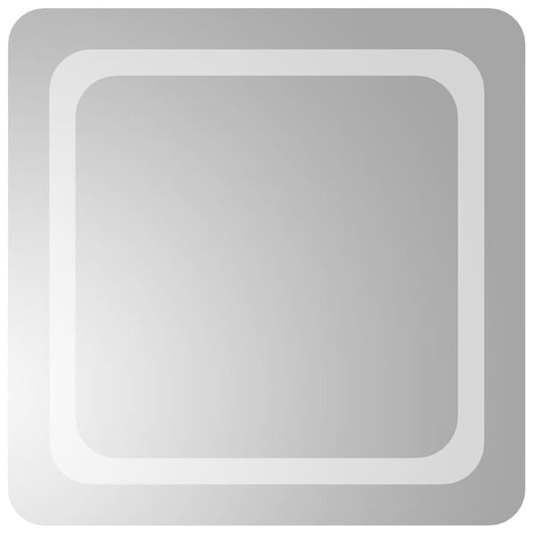 vidaXL LED огледало за баня, 50x50 см
