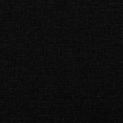 vidaXL Кушетка, черна, 80x200 см, плат