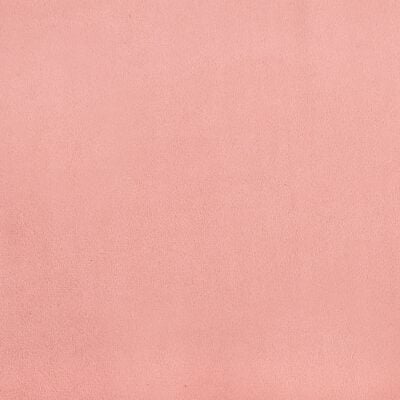 vidaXL Горна табла за легло, розова,80x7x78/88 см, кадифе