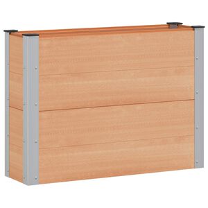 vidaXL Градинска повдигната леха Кафяво 100 x 30 x 72 см