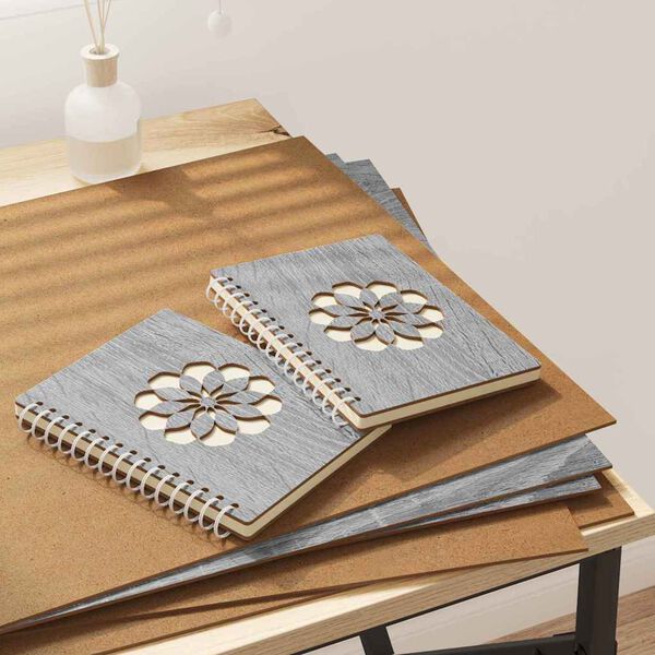 vidaXL Декор панели 50 pcs Сив Сонома 40 x 60 x 0.27 см