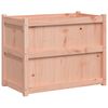 vidaXL Градински сандък, 90x50x70 см, дугласко дърво масив