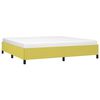 vidaXL Рамка за легло без матрак, зелена, 200x200 см, плат