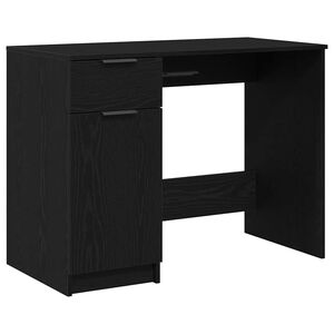 vidaXL Бюро Черния дъб Инженерна дървесина 100 x 50 x 75 cm