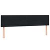 vidaXL Box Spring легло с матраци Black 180x210 cm Velvet