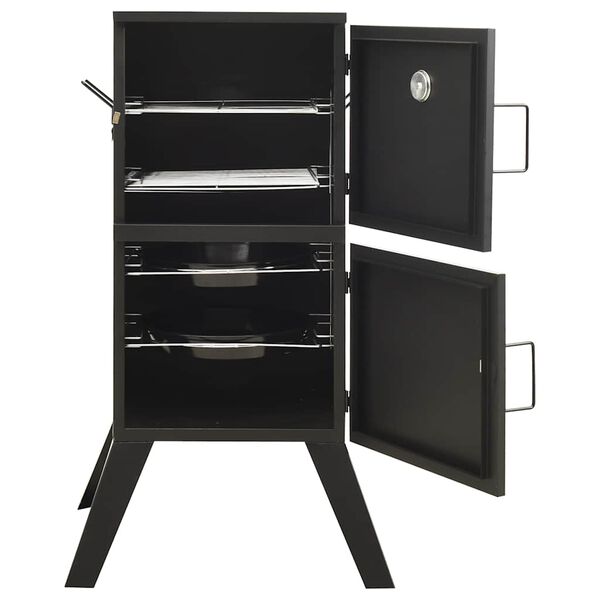 vidaXL Опушвач с фурна 55x47,5x100,5 см, стомана