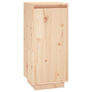 vidaXL Шкаф за обувки, 35x35x80 см, бор масив