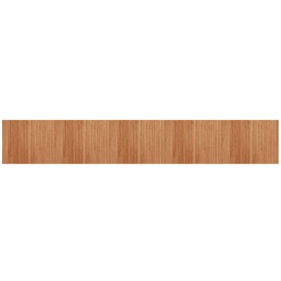 vidaXL Килим, правоъгълен, натурален, 80x500 см, бамбук