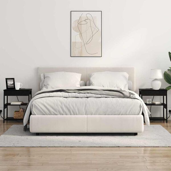 vidaXL Нощен шкаф Черния дъб 41 x 31 x 51 см Инженерно дърво