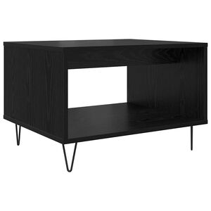 vidaXL Масичка за кафе Черен дъб 60 x 50 x 40 см Инженерна дървесина