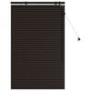 vidaXL Венецианска щора Тъмен кафяв 75 x 130 см 35 mm