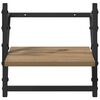 vidaXL Комплект стенни рафтове с рафт 6 pcs Дъб 100 x 25 x 30 cm