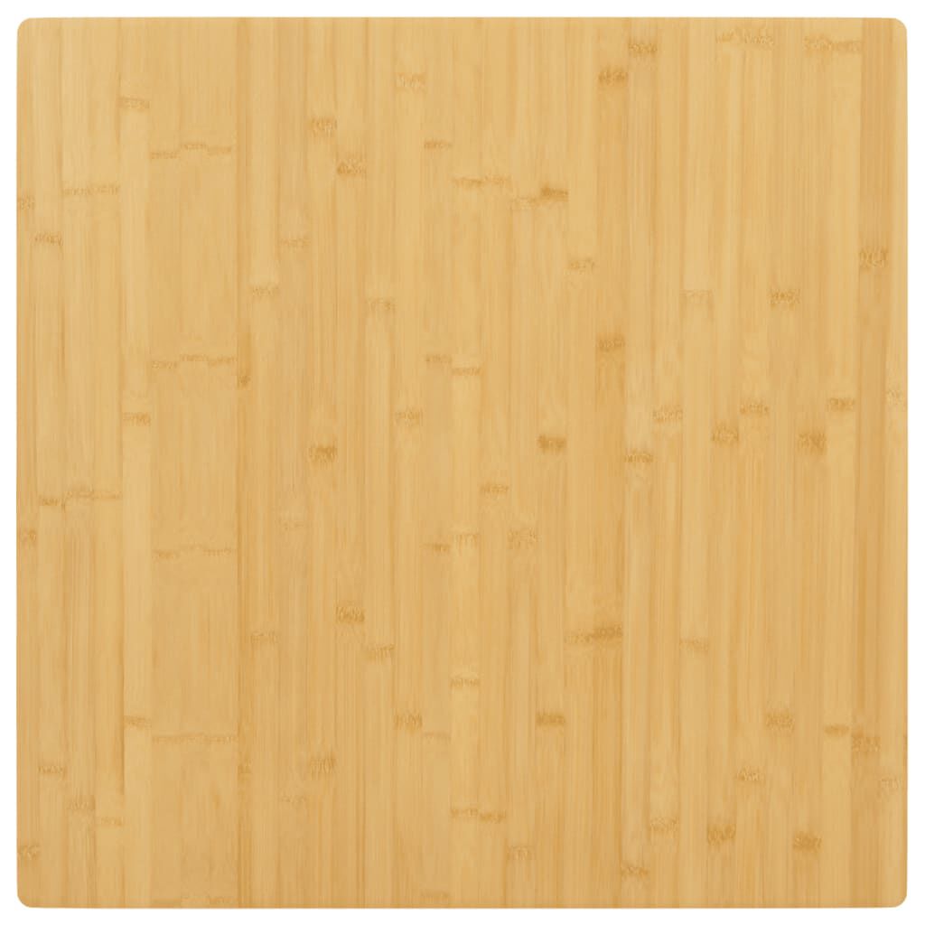 vidaXL Плот за маса 90x90x2,5 см бамбук