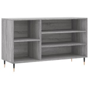 vidaXL Шкаф за обувки, сив сонома, 102x36x60 см, инженерно дърво