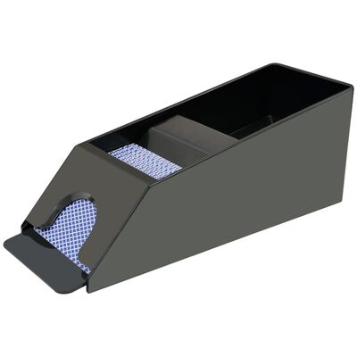 vidaXL Комбиниран покер/блекджек комплект, 600 лазерни чипа, алуминий