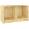 vidaXL ТВ шкаф, 70x33x42 см, бор масив