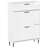 vidaXL Шкаф за обувки HAARLEM 78 x 24 x 103 см Инженерна дървесина