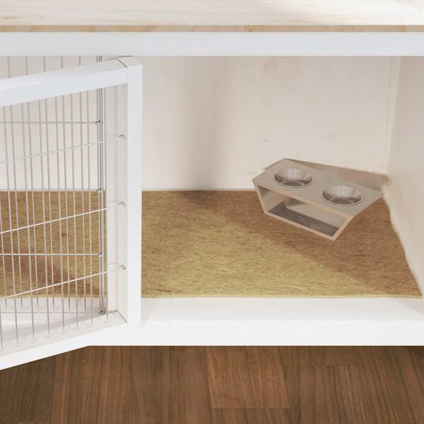 vidaXL Конопена постелка за гризачи 1x1 m 5 mm