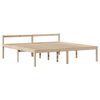 vidaXL Легло с етажерка за книги, без матрак, 180x200 см, бор масив