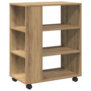 vidaXL Шкаф за повиване Artisan Oak 60x35x75 cm Инженерна дървесина