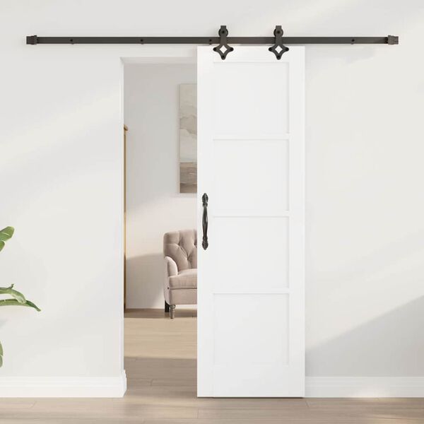 vidaXL Преплъзваща се врата ORKDAL Бяло 61 x 198,5 см