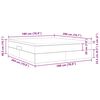 vidaXL Легло с място за съхранение и матрак Капучино 180 x 200 cm