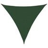 vidaXL Sunshade Sail 160 g/m&sup2; Triangular Dark Green 6x6x6 m HDPE - Untranslated