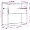 vidaXL Конзолна маса Старо дърво 75 x 40 x 75 cm Инженерно дърво