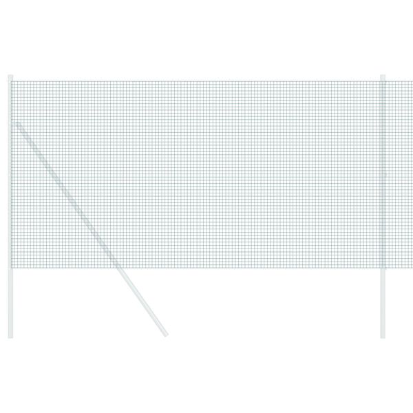 vidaXL Заварена мрежа ограда Зелен 1 x 50 m