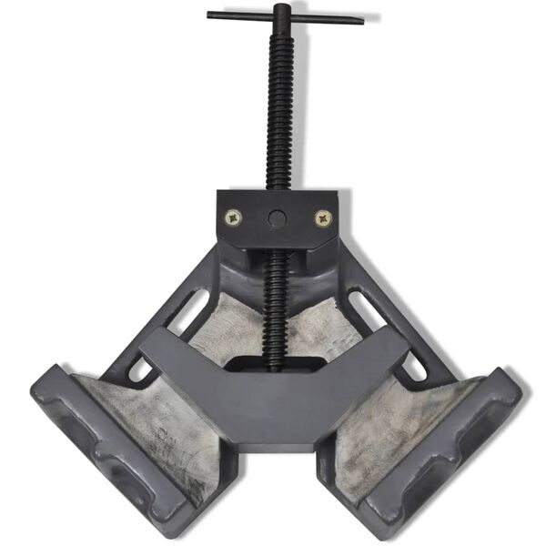 vidaXL Ръчно задвижвано ъглово менгеме за пробиване, 115 мм