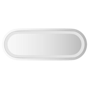 vidaXL LED огледало за баня Прозрачен 40 x 15 cm закалено стъкло