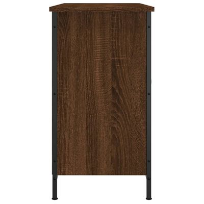 vidaXL ТВ шкаф, кафяв дъб, 100x35x65 см, инженерно дърво