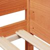 vidaXL Рамка за легло без матрак, восъчнокафяво, 90x200 см, бор масив