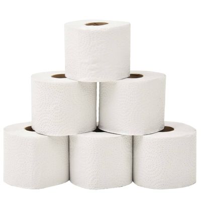 vidaXL 2-пластова релефна тоалетна хартия 128 ролки 250 листа