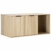 vidaXL Мебел за котешка клетка Дъб сонома 100 x 49 x 45 см
