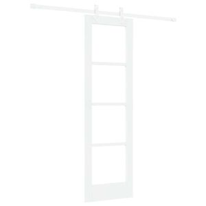 vidaXL Преплъзваща се врата Бяло 61 x 198,5 см