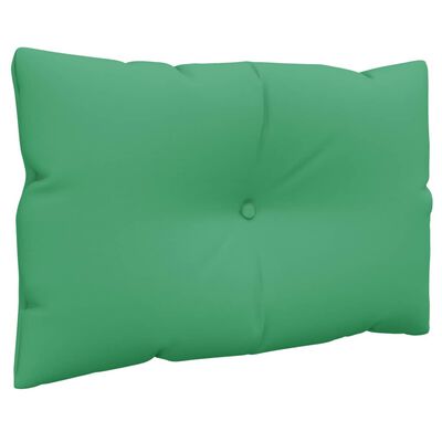 vidaXL Палетни възглавници, 2 бр, зелени, текстил