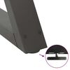 vidaXL Крака за масичка за кафе, 2 бр., антрацит, 60x(30-31,3) см, стомана