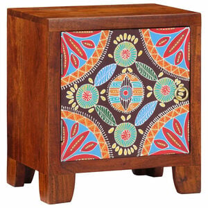 vidaXL Нощно шкафче 40x30x45 cm масивна дървесина акация