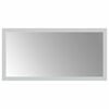 vidaXL LED огледало за баня Прозрачен 40 x 20 cm закалено стъкло